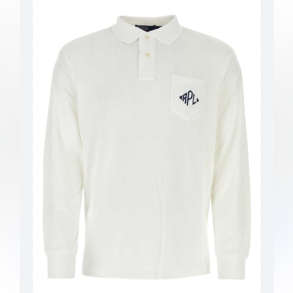 Ralph Lauren Tops - Ralph Lauren Embroidered Logo White Shirt (S)